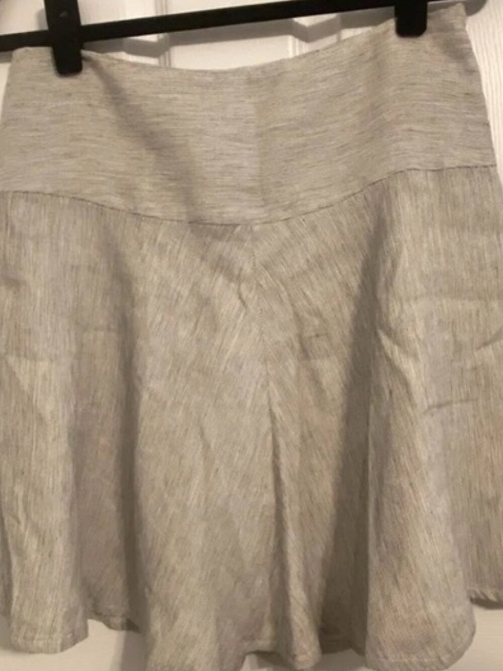 CAbi Light Gray A-Line Skirt